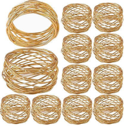 12-Piece Napkin Rings by ALPHALivingHOME