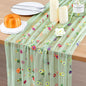 BINBE 1pcs Daisy Spring Table Runner Embroidery Gauze 10FT Florals Seasonal by BINBE