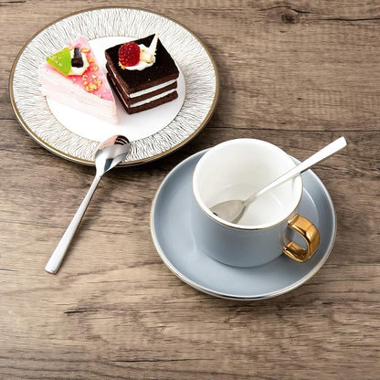 IMEEA 5.2 Inch Coffee & Tea Spoons, SUS304 Stainless Steel Small Dessert Spoons - Image 6