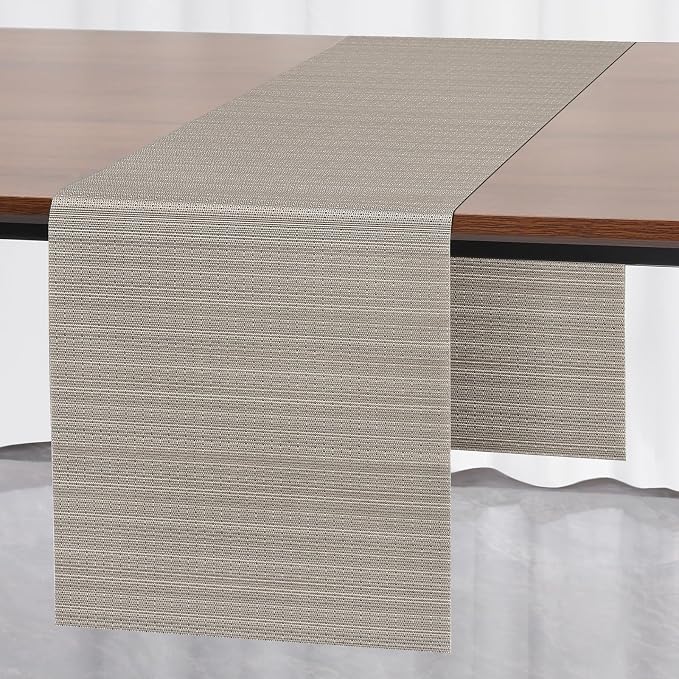 Myir JUN Table Runner Home Decor Dining Table Runners | Vinyl Table Runner 94 by MyirJUN