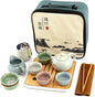 Ceramic Kungfu Tea Sets 12 Piece, Mini Protable Travel Tea Set by ChateauLaDerive