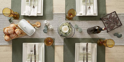 DII Woven Basic Tabletop Collection, Chevron Table Runner - Image 5