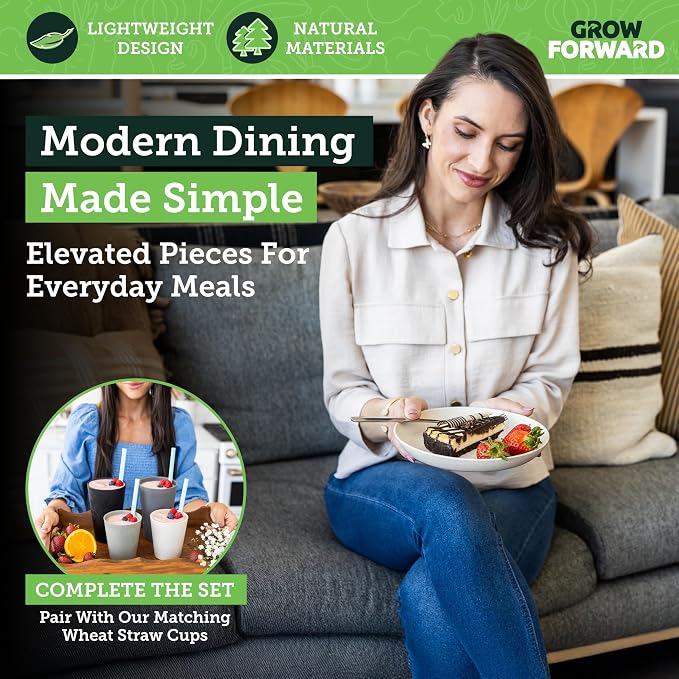 Grow Forward Premium Wheat Straw Plates - Image 5