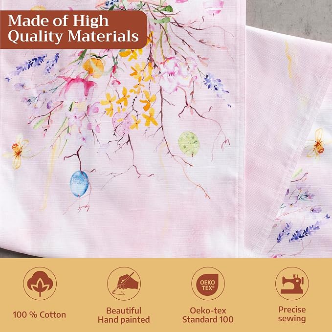 Maison d' Hermine Table Runner 100% Cotton 14.50" x 72" | Table Runners 72 - Image 3