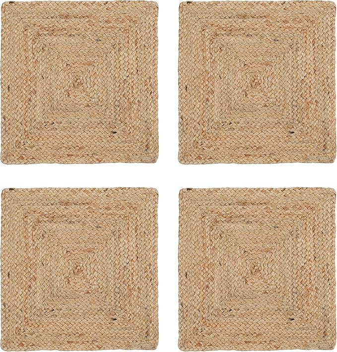 The Home Talk Jute Cotton Hand Woven Table Runner/Placemats by TheHomeTalk