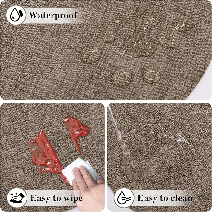 Faux Leather Placemats Set of 6 - Image 5