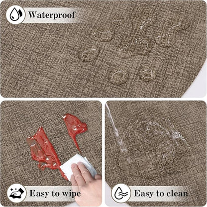 Faux Leather Placemats Set of 6 - Image 5