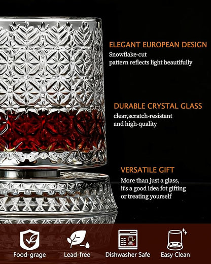 CEEFU 360° Spinning Whiskey Glasses Set - Image 6