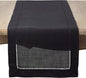 SARO LIFESTYLE Hemstitched Border Table Runner by SaroLifestyle