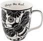 Karma Gifts 14 oz Black and White Boho Mug Bee by KarmaGifts