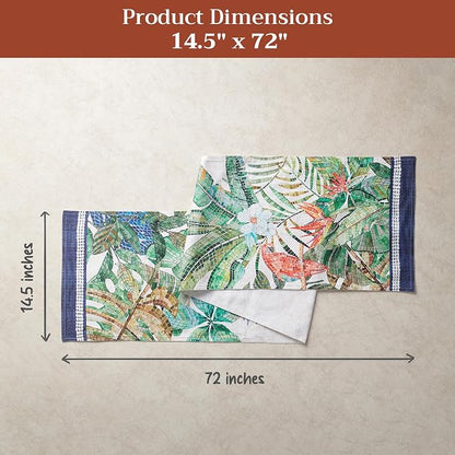 Maison d' Hermine Table Runner 100% Combed Cotton 14.5"x72" | Table Runners 72 - Image 5