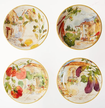 Certified International Piazzette 9.25" Soup/Pasta Bowls by CERTIFIEDINTERNATIONAL