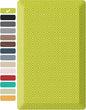 Ophanie Kitchen mats for Floor, 3/4 inch Thick, Kitchen Rugs, 20''x39'' Anti Fatigue Standing Cushioned Mat, Waterproof,Comfort Ergonomic mat for Office, Home, Sink, Green Non-Slip Bottom