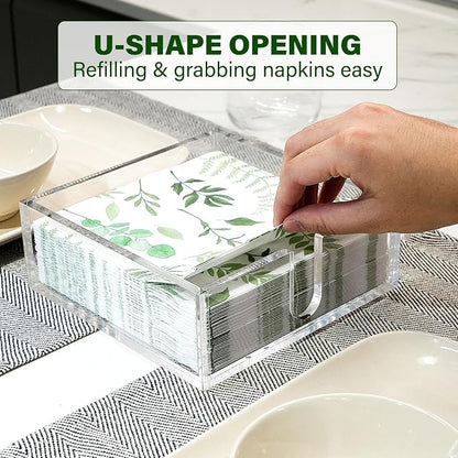 LotFancy Acrylic Napkin Holder, Dinner Napkin Holder - Image 3