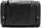 Leatherology Premium Ebony Hanging Toiletry Kit - Double zip closure, 2 exterior side zipper pockets, water-resistant lining