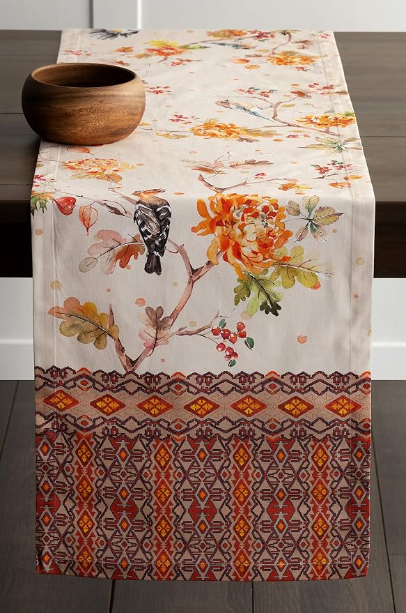 Maison d' Hermine Table Runner 100% Cotton 14.50" x 72" | Table Runners 72 - Image 9