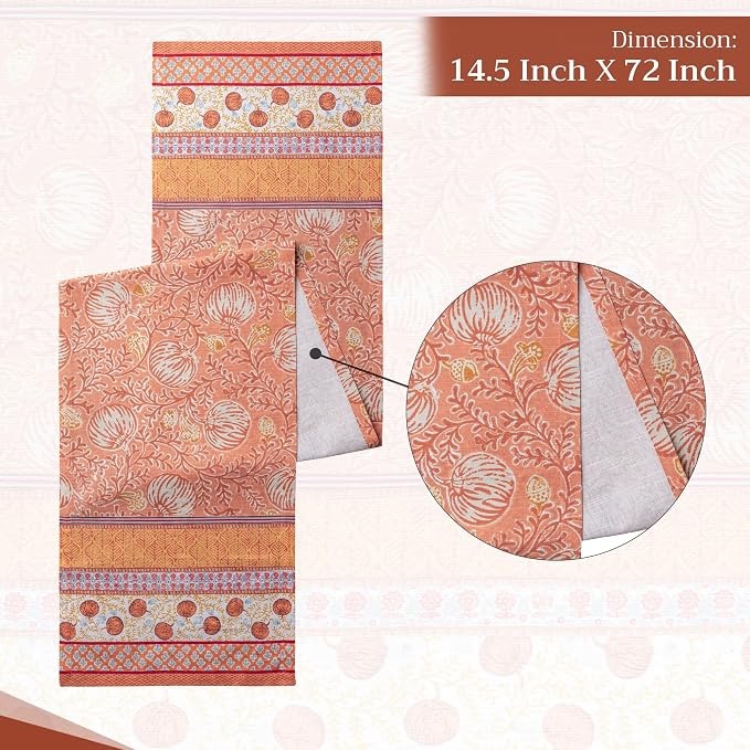 Maison d' Hermine Table Runner 100% Cotton 14.50" x 72" | Table Runners 72 - Image 4
