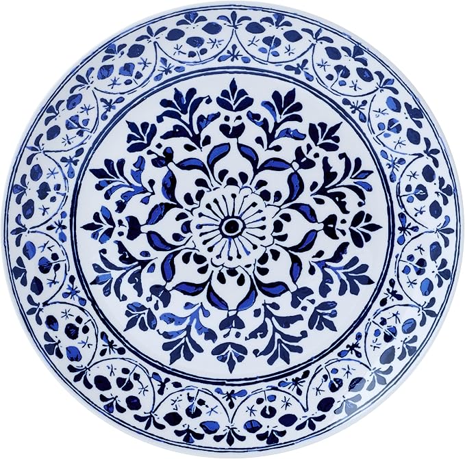 Pfaltzgraff Medallion Radiance 12 Piece Stoneware Dinnerware Plate Bowl Dish Set - Image 8