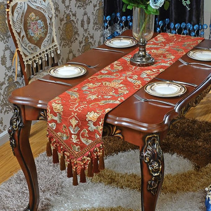 Extra Luxury Velvet Blue Table Runner 120 Inches Long - Image 2
