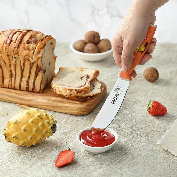 2PCS Butter Spreader Knives, Round Tip and Wide Blade - Image 5