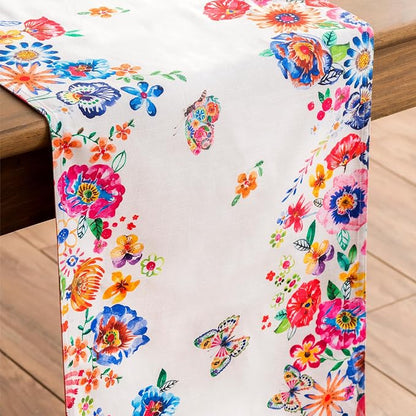 Maison d' Hermine Table Runner 100% Cotton 14.50" x 72" | Table Runners 72 - Image 9