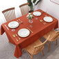 maxmill Jacquard Tablecloth Swirl Design Spillproof Wrinkle Free Heavy Weight Soft Table Cloth Halloween Decorative Fabric Table Cover for Fall Harvest Thanksgiving Dinner, Square 70 x 70 Inch Rust