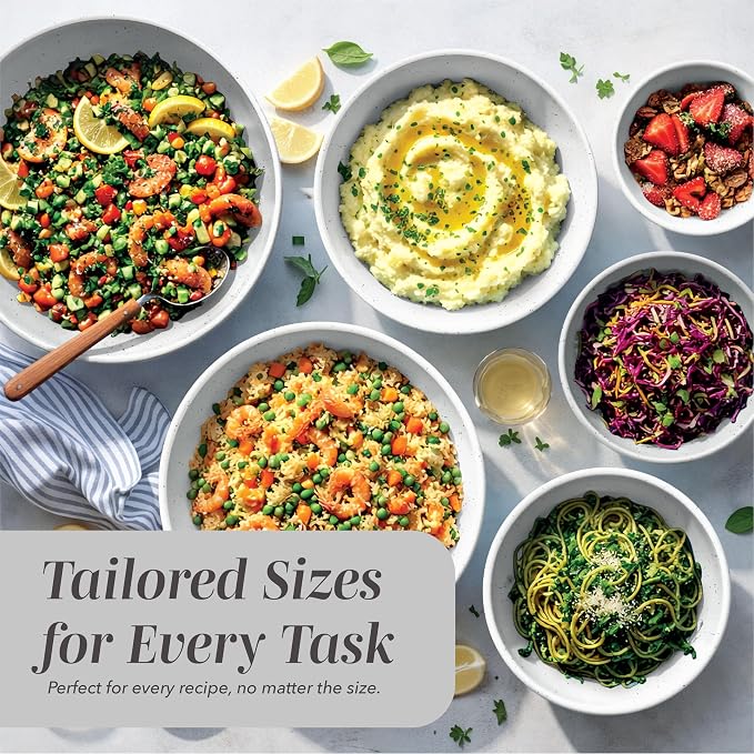 COOK WITH COLOR Mixing Bowls with TPR Lids - Image 5