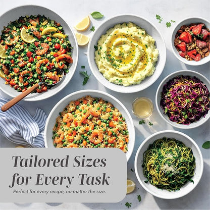 COOK WITH COLOR Mixing Bowls with TPR Lids - Image 5