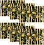 Lemon Placemats Set of 6, Yellow Lemon Place Mats, Fruit Waterproof Washable Table Mats for Home Party Indoor Kitchen Dining Table Decoration 12x18 Inch