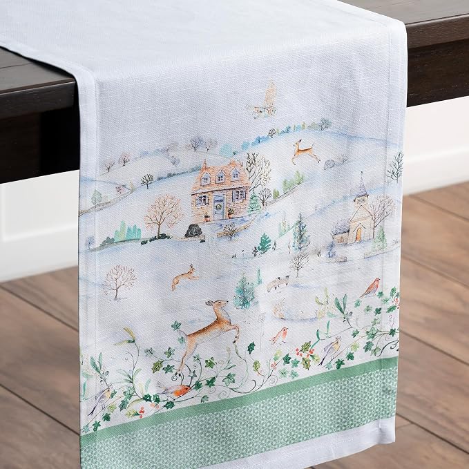 Maison d' Hermine Table Runner 100% Cotton 14.50" x 108" | Table Runners 108 - Image 9