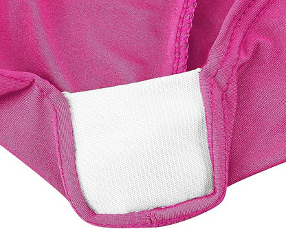 LZY Spandex Table Covers 6 Feet, Stretch/Fitted Table Covers for 6 Feet Folding Table, Rectangular Spandex Table Cloths for Wedding Party or Event (6FT-2PCS, Fuchsia)