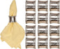 Metal Napkin Rings Set of 12 – Rustic Iron Napkin Ring Holders by ALPHALivingHOME