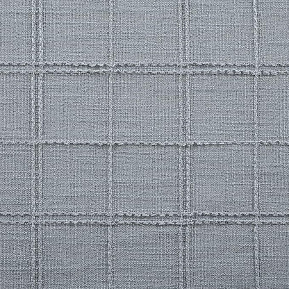 Linen Checked Farmhouse Table Runner, 13x108 Inches Chambray | Raised Grid - Image 6