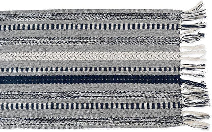 DII Farmhouse Braided Stripe Table Runner Collection - Image 2