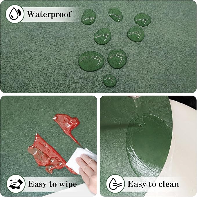 Faux Leather Placemats Set of 4 - Image 5