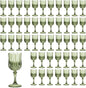 7OZ Plastic Wine Glasses, Reusable Vintage Goblets Unbreakable Drinking Glasses by Unknown