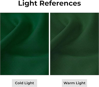 D'Moksha Homes Linen Forest Green Table Runner 72 Inches Long - 100% Pure Linen 14 x 72 Inch Table Runner for Dining, St Patricks Day, Easter - Machine Washable