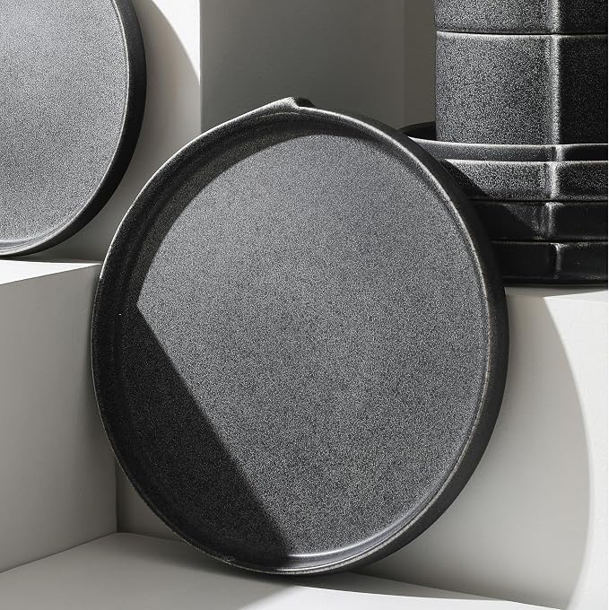 Stone Lain Bao 4-Piece Dinner Plate Set Stoneware - Image 2
