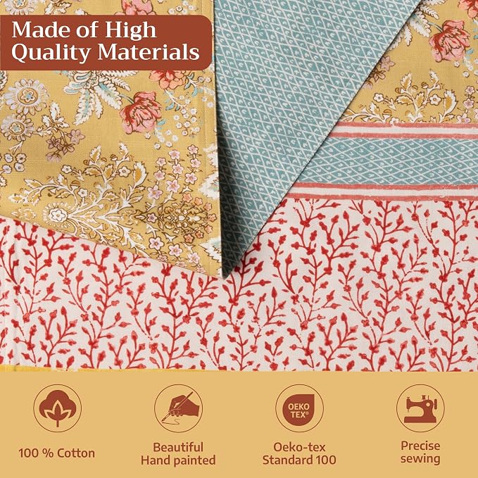 Maison d' Hermine Table Runner 100% Cotton 14.50" x 108" | Table Runners 108 - Image 3