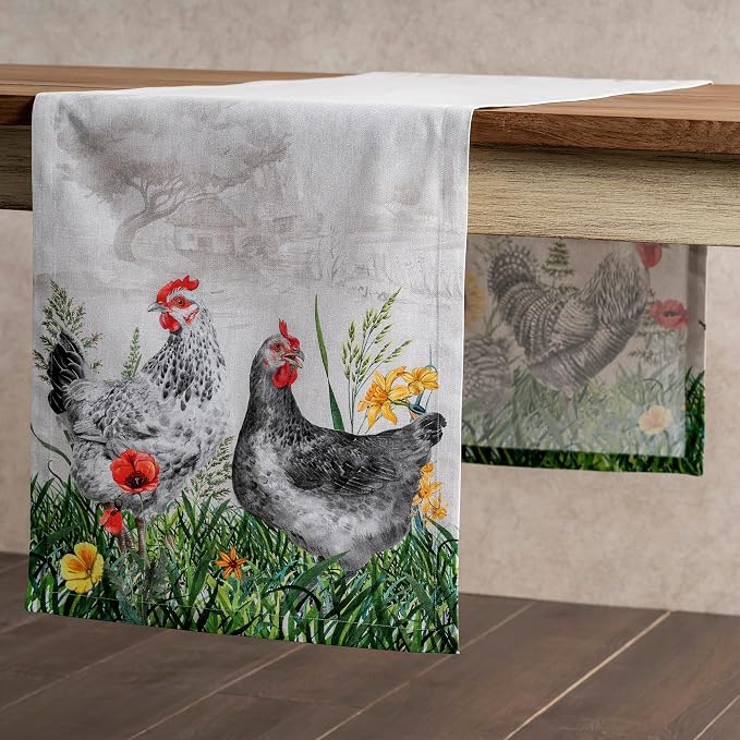 Maison d' Hermine Table Runner 100% Cotton 14.50" x 72" | Table Runners 72 - Image 8