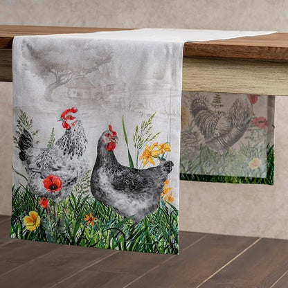 Maison d' Hermine Table Runner 100% Cotton 14.50" x 72" | Table Runners 72 - Image 8