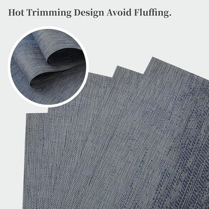 Leetaltree Denim Blue Placemats Set of 6 - Image 3