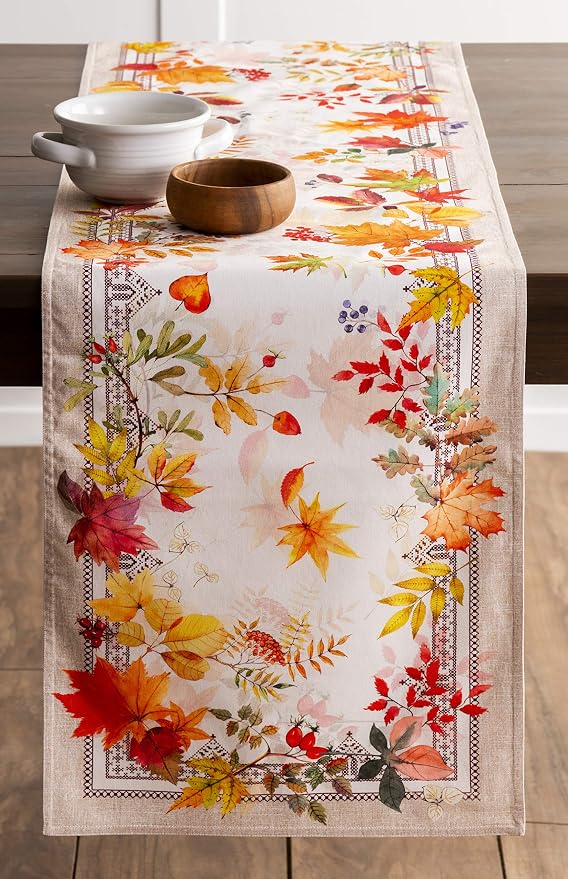 Maison d' Hermine Table Runner 100% Cotton 14.50" x 72" | Table Runners 72 - Image 9