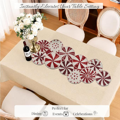 Beaded Table Runner 13 x 36 Inch - Image 5
