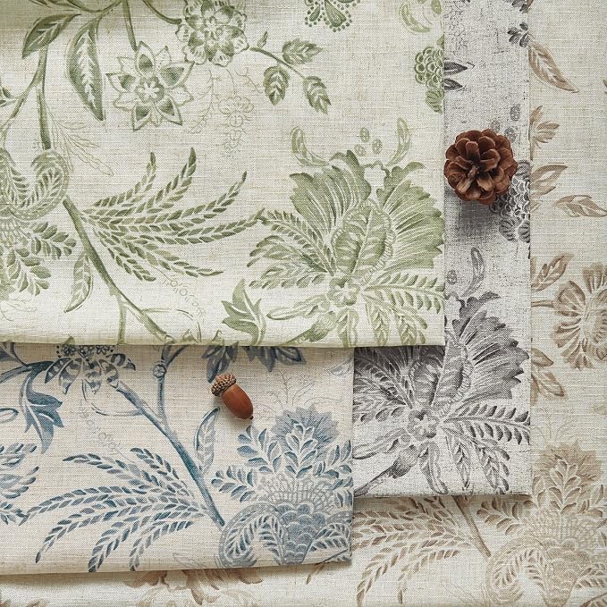 jinchan Blue Floral Linen Table Runner 13 x 72 Inch Farmhouse | Solid color - Image 8