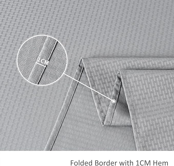 maxmill Weaved Texture Tablecloth Water Resistance Antiwrinkle Spillproof Soft Washable Table Cloth for Dining Room, Buffet Banquet Parties Holiday Dinner, Rectangular 70 x 108 Inch, Light Grey