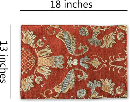 Extra Luxury Dinner Placemats Set of 6, - Image 2