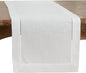 SARO LIFESTYLE Hemstitched Border Table Runner by SaroLifestyle