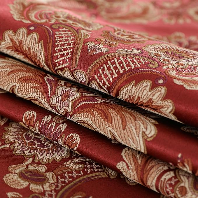 Luxury Vintage Table Runner Embroidery Jacquard Fabric - Image 3