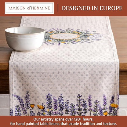 Maison d' Hermine Table Runner 100% Cotton 14.50" x 72" | Table Runners 72 - Image 2
